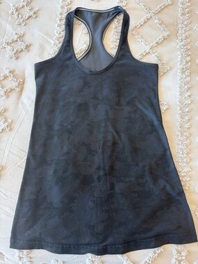 lululemon athletica Black Camo Racerback Tank